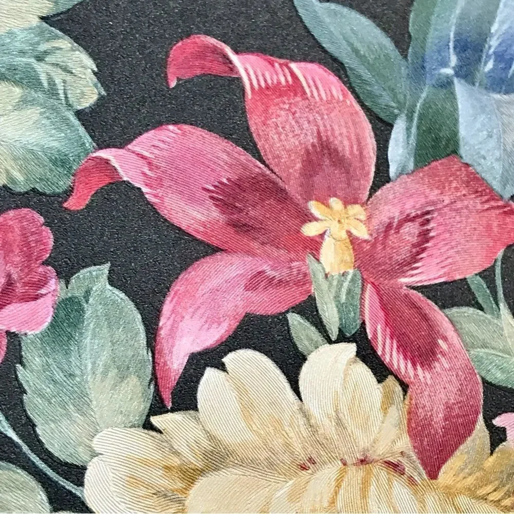 Wall-Tex Multi Color Flower Trim Ready Pasted Vinyl Border Wallpaper 1 Roll